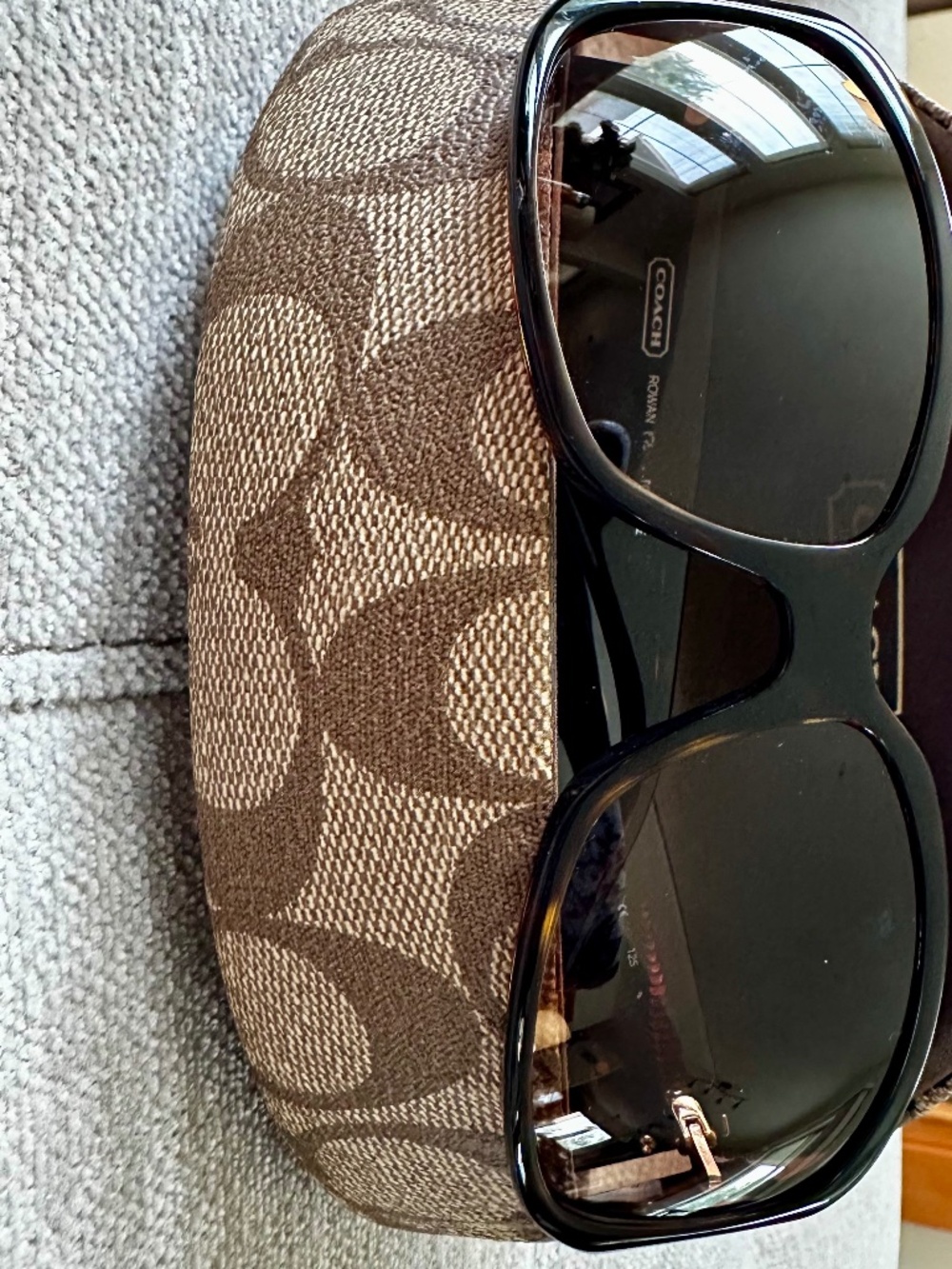 NEW (never worn) "COACH" ROWAN S827 TORTOISE DESIGNER SUNGLASSES